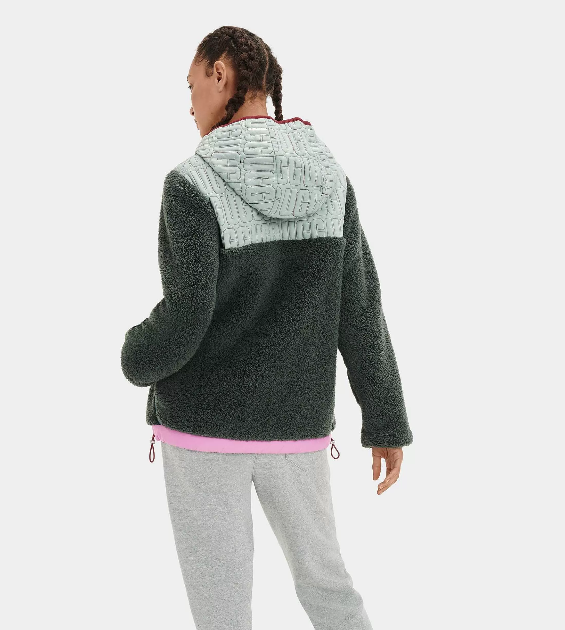 Iggy Sherpa Pullover mit halbem Reißverschluss>UGG Flash Sale