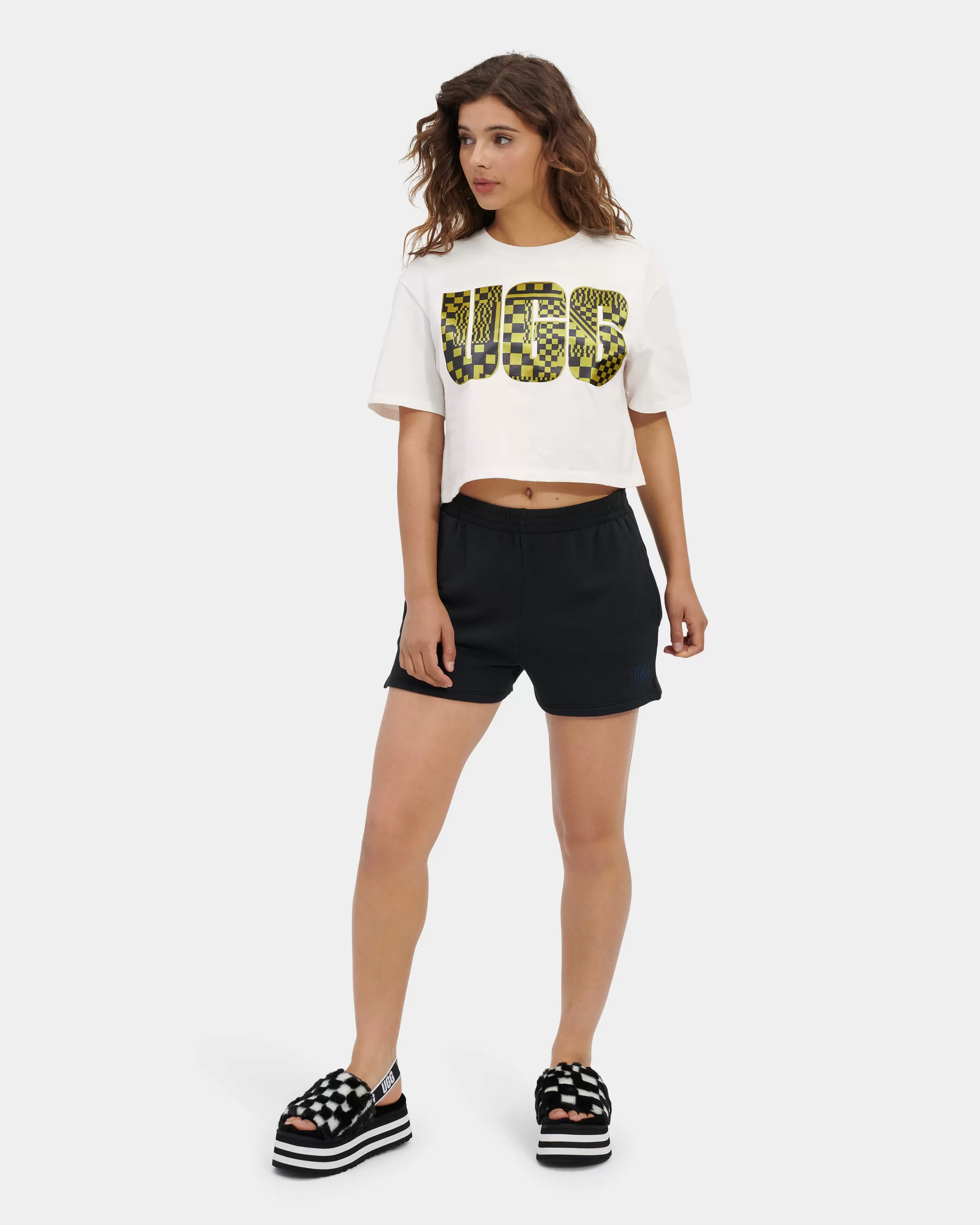 Tahlia Cropped Logo Tee,>UGG Outlet